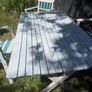garden table and four chairs Image 4
