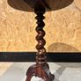 antique Victorian mahogany barley twist occasional table Image 3