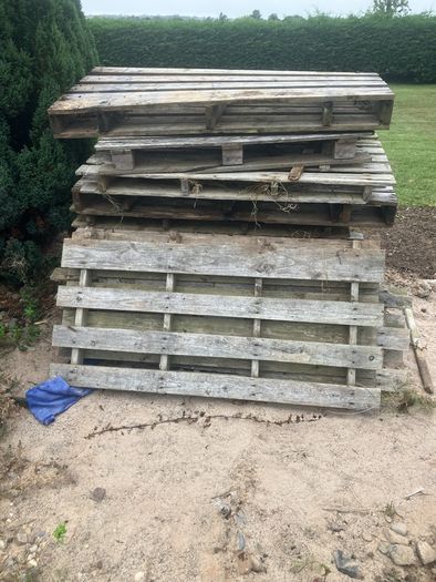 wooden pallets