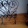 wrought-iron  magazines holder Image 3