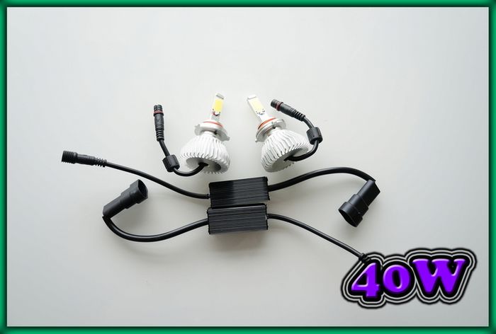 Led Headlight, Foglight Bulbs 40w 6000k Very Bright - H1, H4, H7, H8, H11, 9005, 9006
