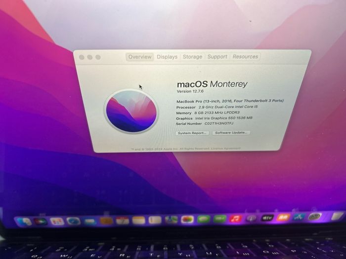 MacBook Pro 13 2016 (Touch Bar, 4 Ports) Fully Working, Flexgate Screen