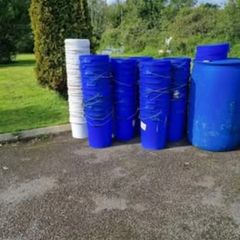 plastic buckets