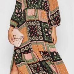 Marella midi boho dress