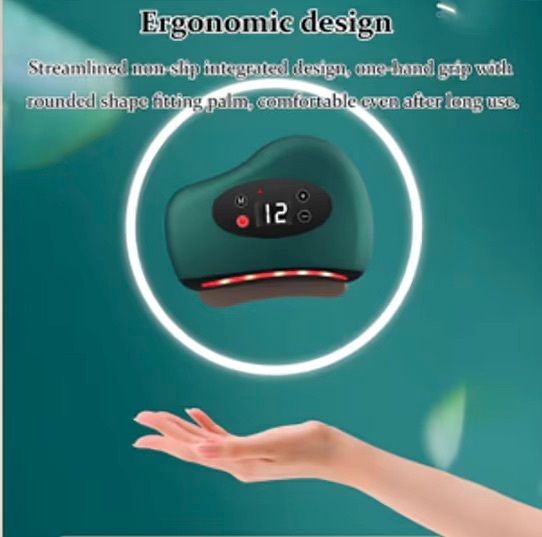 Brand New 3-in-1 Heated Vibration Massage Tool Gua Sha Fascia Cordless Portable