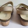 Waldlaufer Hetta Denver Beige Nubuck Leather WIDE FIT Wedge Orthotic Sandals UK2.5 New With Box CAN POST Image 3