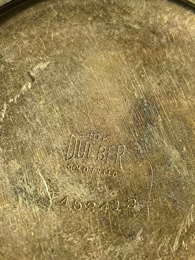 (10K Gold Filled) 1918 Hampden McKinley Pocket Watch - Parts / Repair