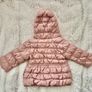 NEXT powder pink girls coat 6-9 mths Image 2