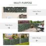 Artificial Leaf Screen Panel, 2.4x1 m-Dark Green (FREE SHIPPING) Image 4
