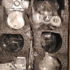 heavy glass sliding door system kit