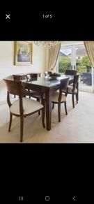 Dining table - Solid Mahogany, 180cm