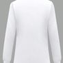 Zipper Front Stand Collar Long Sleeve Uniform Scrub Jacket Image 2