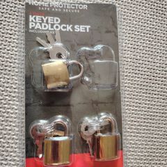 Keyed Padlock Set