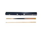 PRO STORM Ashwood 2 Piece Snooker or Pool Cue and Black Cue Case Bundle - FREE DELIVERY