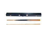 PRO STORM Ashwood 2 Piece Snooker or Pool Cue and Black Cue Case Bundle - FREE DELIVERY