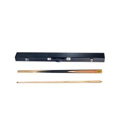PRO STORM Ashwood 2 Piece Snooker or Pool Cue and Black Cue Case Bundle - FREE DELIVERY