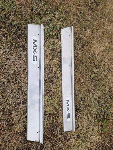 Mk1 Mazda mx5 chrome sill plates / kick plates / covers ( mx 5 mx-5 miata eunos roadster  )
