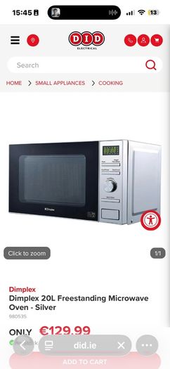 Microwave for sale