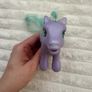 2002 My Little Pony G3 Razzaroo Hasbro MLP Purple Birthday Present Damaged approx. 11 cm.  Used Please see photos Image 6