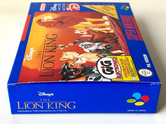Disney's The Lion King for Nintendo SNES - Boxed and Brand New