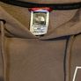 North face brown hoodie size medium Image 3