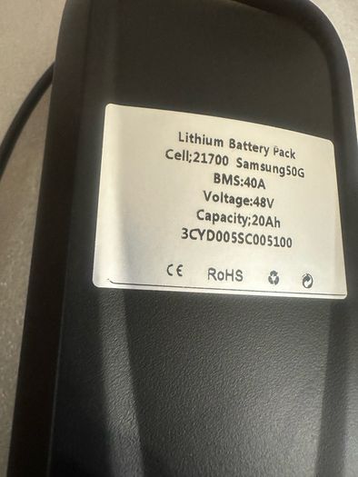 100% Brand new Original Samsung 48V 20AH Hailong ebike Battery 40A BMS 350W 500W 750W 1000W 1500w 2000w Samsung Cells 21700