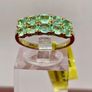 Silver ring with Colombian emeralds Image 3