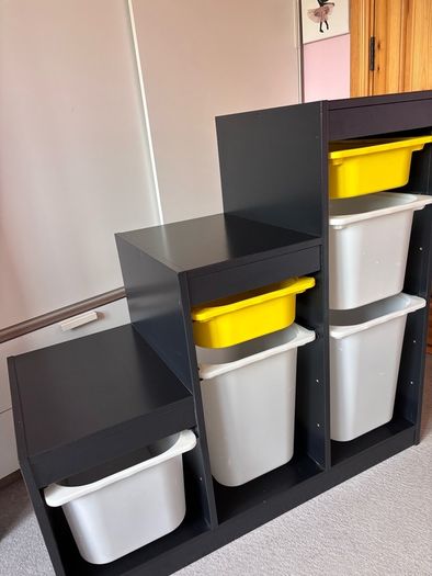IKEA TROFAST storage unit with boxes