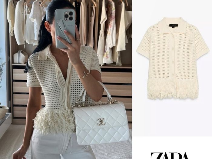 zara cardigan