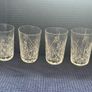 6 Vintage Waterford Crystal Glasses Clare pattern 11.5cm Image 3