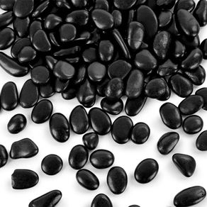 Black aquarium gravel