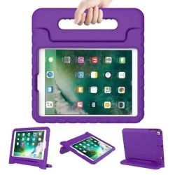 For Apple iPad 10.2" 2019 (7th Gen) Kids Case Shockproof Cover With Stand Purple