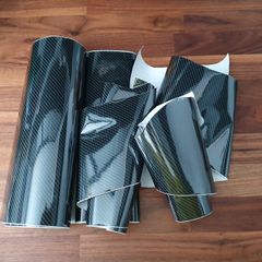 6D Carbon Fibre Sticker 300 x 30 cm Waterproof Car Sticker