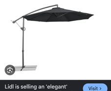 Lidl Cantilever sun parasol