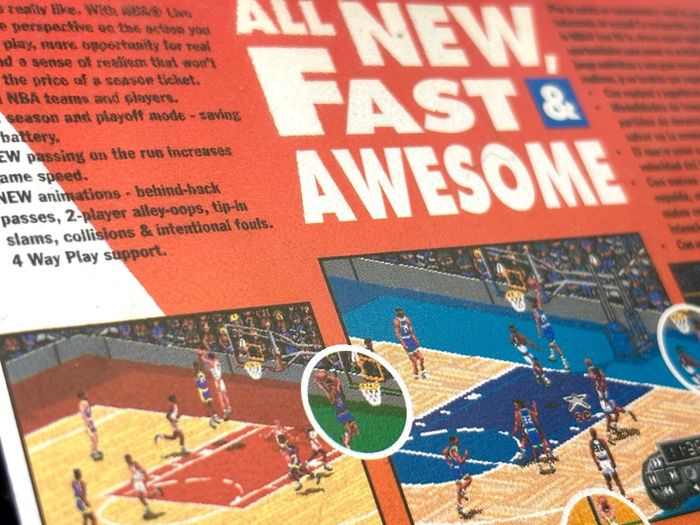 NBA Action 95 for Sega Mega Drive - Boxed