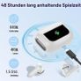 Thunelec U9 Earbuds, Bluetooth 5.4 with Touchscreen, In-Ear with Noise-Canceling Mic, 48-Hour Playtime, Deep Bass, Dark Gray Image 6