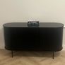 Side board cabinet black oak Image 2
