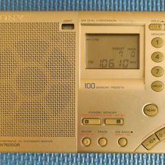 Sony ICF-SW7600GR World Band Receiver Radio, good working order.