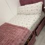 Small double sized bed with 4 drawers Image 4