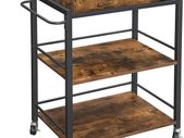 Serving Trolley with Removable Tray - Free Delivery Nationwide