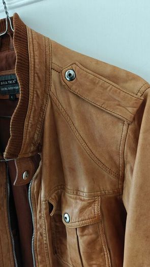 Classic Men's Aviatrix Tan Leather Jacket