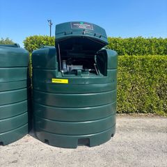 Bund diesel tank
