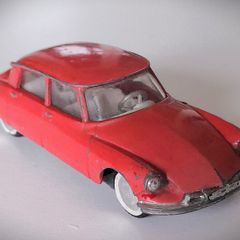 Diecast Vintage Corgi Toys Citroen DS19 Red - Good Original Condition/No Box