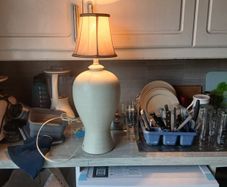 large tableside lamp