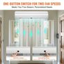 0.9m Commercial Indoor Air Curtain Super Power 2 Speeds 1528m/h, UL Certified Wall Mounted Air Curtains for Doors Image 3