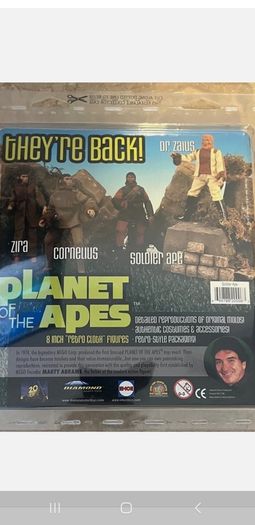 Diamond Select Toys Planet of the Apes Dr. Zaius 8" Action Figure   Plant Of The Apes Zira 8 inch Action Figure Diamond Select   Planet of the Apes Soldier Ape 8 Inch Action Figure Diamond Select   Diamond Select Planet Of The Apes Cornelius Mego Retro Ac