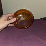 Antique Marigold Carnival Glass Bowl Image 3