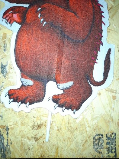 Gruffalo puppet/flag/picture