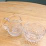 Galway Crystal Milk & Sugar Bowl Image 3