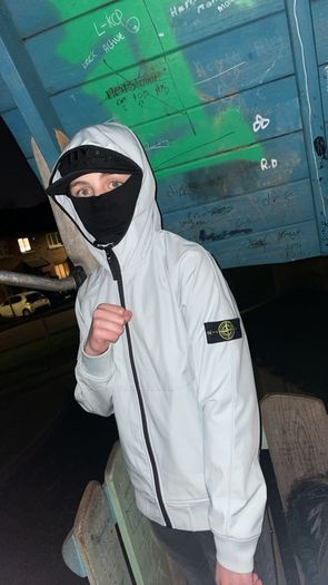 Stone island soft shell jacket